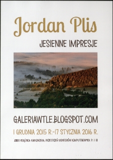 Jordan Plis - Jesienne Impresje - plakat [Dokument życia społecznego]