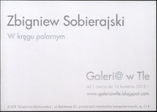 Zbigniew Sobierajski - W kręgu polarnym - afisz [Dokument życia społecznego]