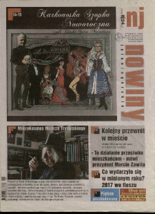 Nowiny Jeleniog&oacute;rskie : tygodnik społeczny, R.59!, 2018, nr 1 (3053!)