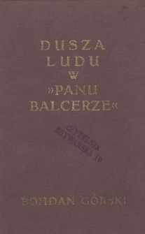 Dusza ludu w "Panu Balcerze"