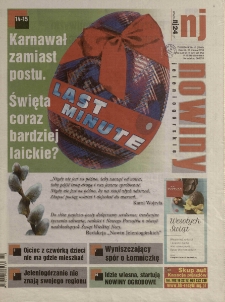 Nowiny Jeleniog&oacute;rskie : tygodnik społeczny, R.59!, 2018, nr 13 (3065!)