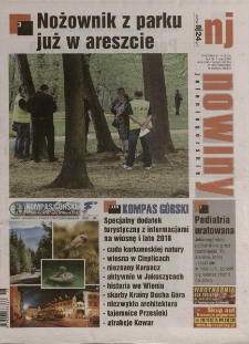 Nowiny Jeleniog&oacute;rskie : tygodnik społeczny, R.60!, 2018, nr 18 (3070!)