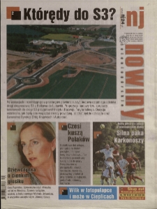 Nowiny Jeleniog&oacute;rskie : tygodnik społeczny, R.60!, 2018, nr 31 (3083!)