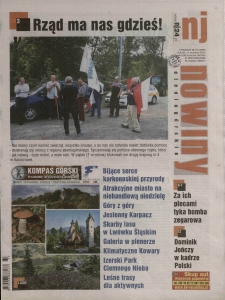 Nowiny Jeleniog&oacute;rskie : tygodnik społeczny, R.60!, 2018, nr 37 (3089!)