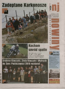 Nowiny Jeleniog&oacute;rskie : tygodnik społeczny, R.60!, 2018, nr 41 (3093!)