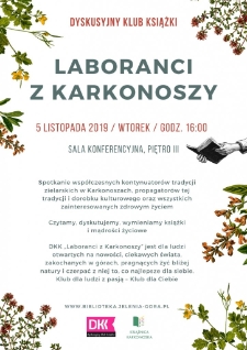 Laboranci z Karkonoszy - plakat [Dokument życia społecznego]