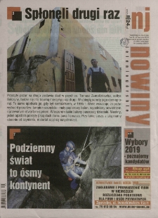 Nowiny Jeleniog&oacute;rskie : tygodnik społeczny, R.61!, 2019, nr 35 (3138!)