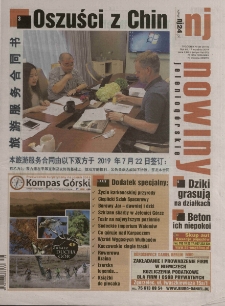 Nowiny Jeleniog&oacute;rskie : tygodnik społeczny, R.61!, 2019, nr 38 (3141!)