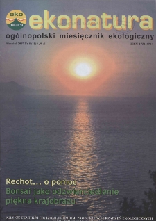 Ekonatura : ogólnopolski miesięcznik ekologiczny, 2007, nr 8