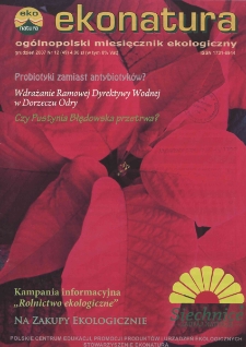 Ekonatura : ogólnopolski miesięcznik ekologiczny, 2007, nr 12