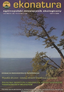 Ekonatura : ogólnopolski miesięcznik ekologiczny, 2008, nr 7