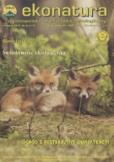 Ekonatura : ogólnopolski miesięcznik ekologiczny, 2013, nr 8