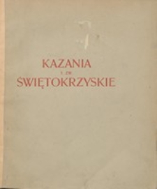 Kazania tak zwane świętokrzyskie