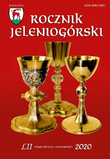 Rocznik Jeleniogórski : pismo regionu Karkonoszy, T. 52 (2020)