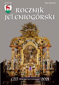 Rocznik Jeleniogórski : pismo regionu Karkonoszy, T. 53 (2021)