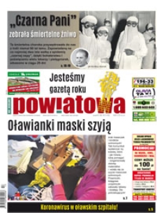Gazeta Powiatowa - Wiadomości Oławskie, 2020, nr 13