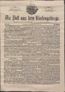 Die Post aus dem Riesengebirge, R. 9, 1888, nr 167