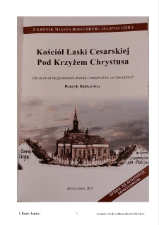 Kości&oacute;ł Łaski Cesarskiej pod Krzyżem Chrystusa - fragment [Dokument elektroniczny]
