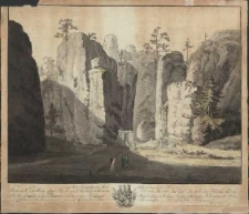 Der Eingang in den Adersbacher Felsen [Dokument ikonograficzny]
