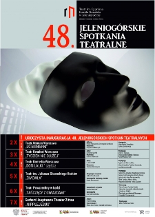 48. Jeleniog&oacute;rskie Spotkania Teatralne - plakat [Dokument życia społecznego]