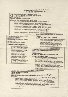 45. Jeleniog&oacute;rskie Spotkania Teatralne - program [Dokument życia społecznego]