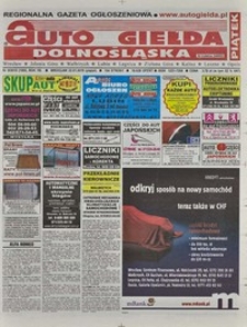 Auto Giełda Dolnośląska : regionalna gazeta ogłoszeniowa, 2010, nr 9 (1896) [22.01]