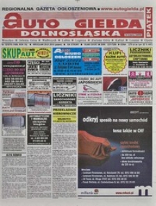 Auto Giełda Dolnośląska : regionalna gazeta ogłoszeniowa, 2010, nr 12 (1899) [29.01]