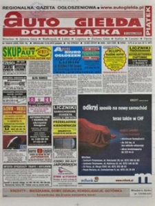 Auto Giełda Dolnośląska : regionalna gazeta ogłoszeniowa, 2010, nr 18 (2005) [12.02]