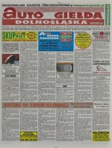 Auto Giełda Dolnośląska : regionalna gazeta ogłoszeniowa, 2010, nr 37 (2024) [29.03]