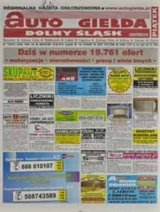 Auto Giełda Dolnośląska : regionalna gazeta ogłoszeniowa, 2010, nr 73 (2060) [25.06]