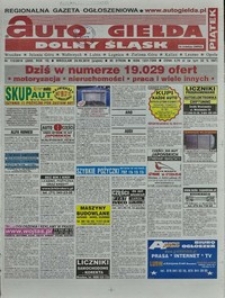 Auto Giełda Dolnośląska : regionalna gazeta ogłoszeniowa, 2010, nr 112 (2099) [24.09]