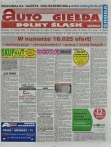 Auto Giełda Dolnośląska : regionalna gazeta ogłoszeniowa, 2010, nr 117 (2104) [6.10]