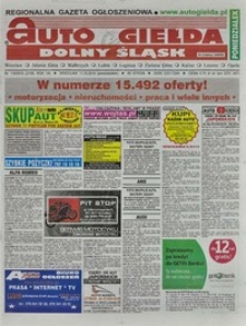 Auto Giełda Dolnośląska : regionalna gazeta ogłoszeniowa, 2010, nr 119 (2106) [11.10]