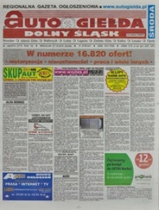 Auto Giełda Dolnośląska : regionalna gazeta ogłoszeniowa, 2010, nr 126 (2113) [27.10]
