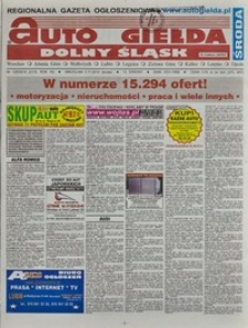 Auto Giełda Dolnośląska : regionalna gazeta ogłoszeniowa, 2010, nr 128 (2115) [3.11]