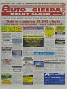 Auto Giełda Dolnośląska : regionalna gazeta ogłoszeniowa, 2010, nr 135 (2122) [19.11]