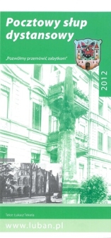 Pocztowy słup dystansowy [Dokument życia społecznego]