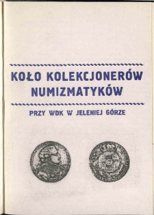 Koło Kolekcjonerów Numizmatyków przy WDK w Jeleniej Górze, 1987, nr 4