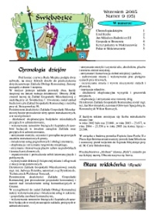 Świebodzice - Dzieje Miasta, 2005, nr 9 (95) [Dokument elektroniczny]