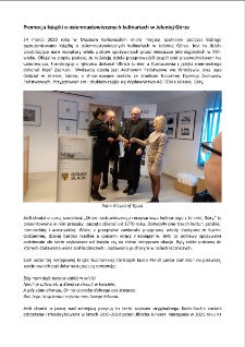 Promocja książki o osiemnastowiecznych kulinariach w Jeleniej Górze [Dokument elektroniczny]