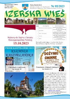 Izerska Wieś : Biuletyn Rady Gminy i W&oacute;jta Gminy, 2023, nr 85 [Dokument elektroniczny]