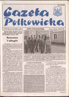 Gazeta Polkowicka, 1995, nr 12