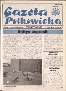 Gazeta Polkowicka, 1995, nr 16