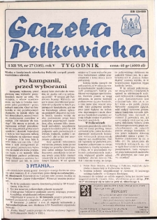 Gazeta Polkowicka, 1995, nr 27