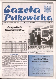 Gazeta Polkowicka, 1995, nr 30