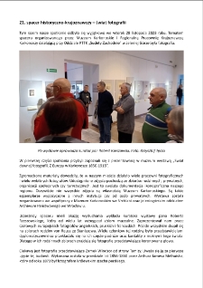 21. spacer historyczno-krajoznawczy – świat fotografii [Dokument elektroniczny]
