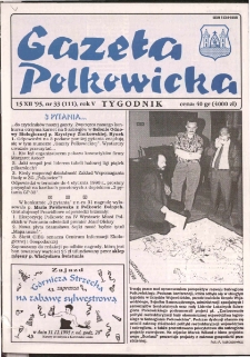 Gazeta Polkowicka, 1995, nr 33