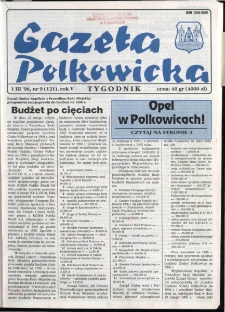 Gazeta Polkowicka, 1996, nr 9