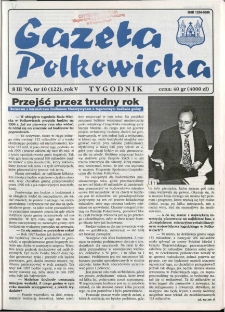 Gazeta Polkowicka, 1996, nr 10