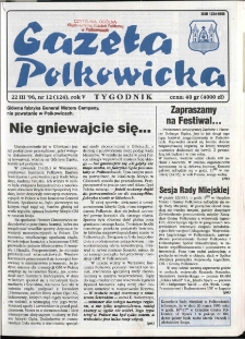 Gazeta Polkowicka, 1996, nr 12